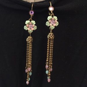 Original Michal Negrin flower earrings